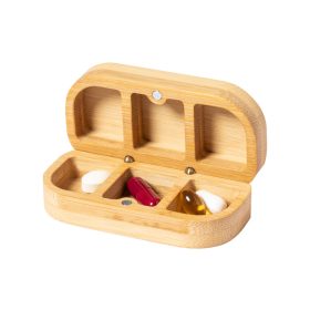 Bambusz gyógyszertartó - gravírozva