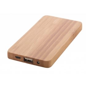 USB Power Bank - bambusz