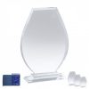Üvegdíj CR203-19 cm - gravírozva