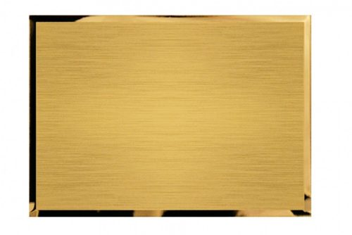Plakett - arany 13x18cm - gravírozva